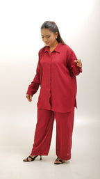 Co-ord Set - Maroon